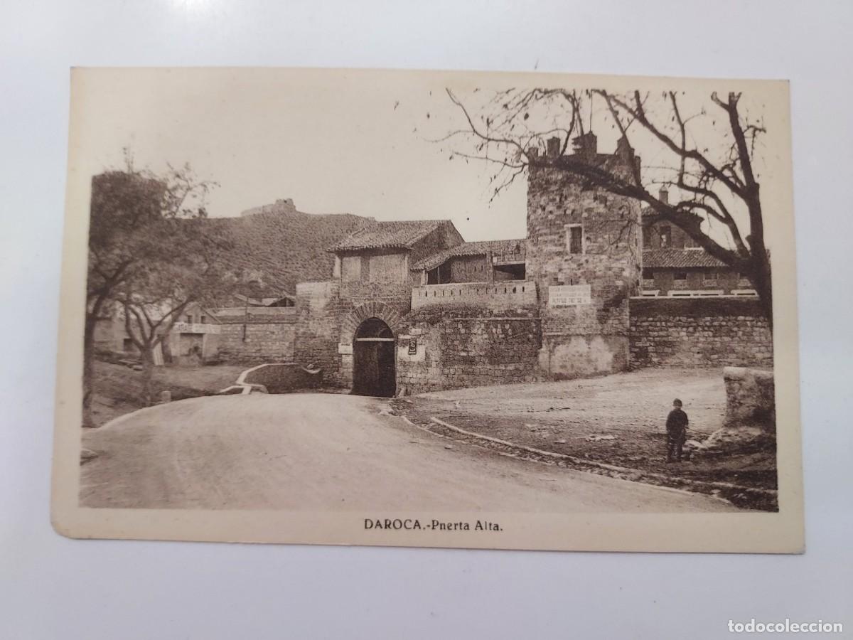 Postales: POSTAL DAROCA PUERTA ALTA. S/C. ZARAGOZA. ANTIGUA. (pnerta). Sin editor