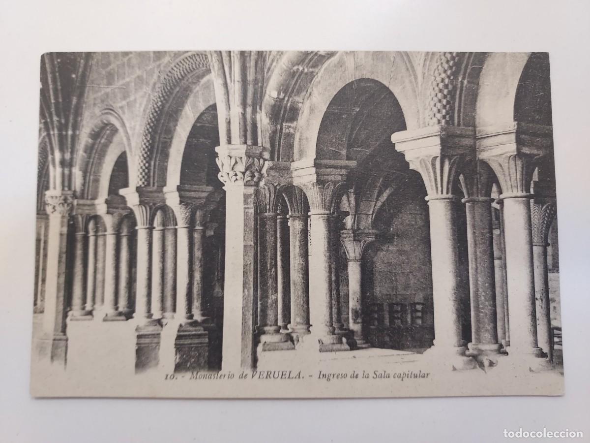Postales: POSTAL MONASTERIO DE VERUELA. INGRESO DE LA SALA CAPITULAR. S/C. MORA INSA 10. ZARAGOZA