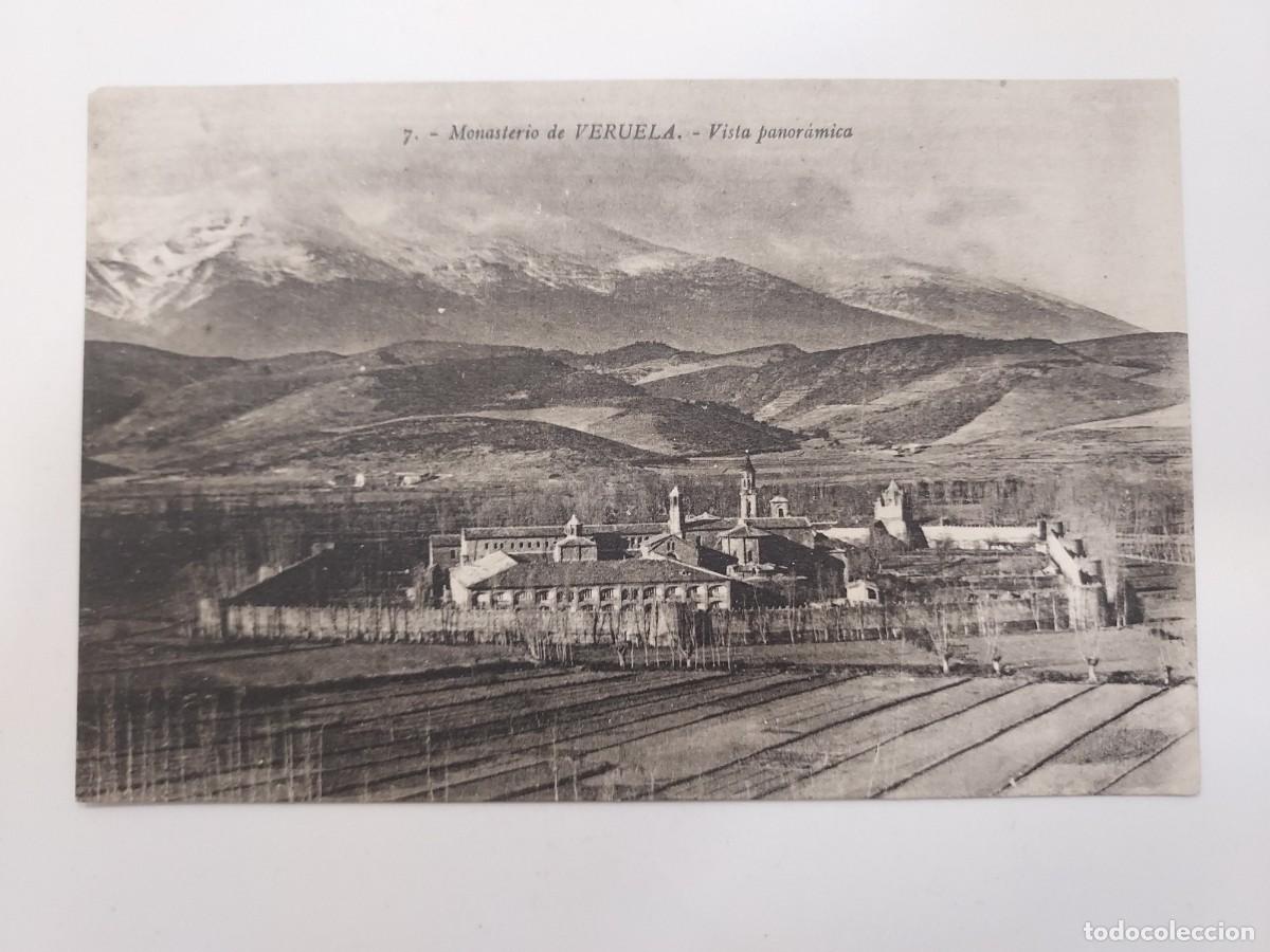 Postales: POSTAL MONASTERIO DE VERUELA. VISTA PANORAMICA. S/C. MORA INSA 7. ZARAGOZA