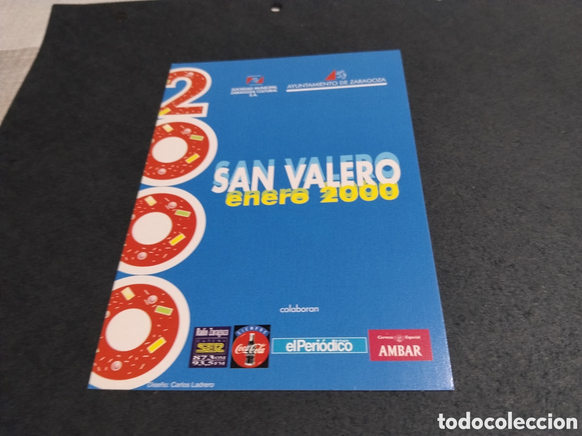 Postales: Postal San Valero enero 2000 Zaragoza