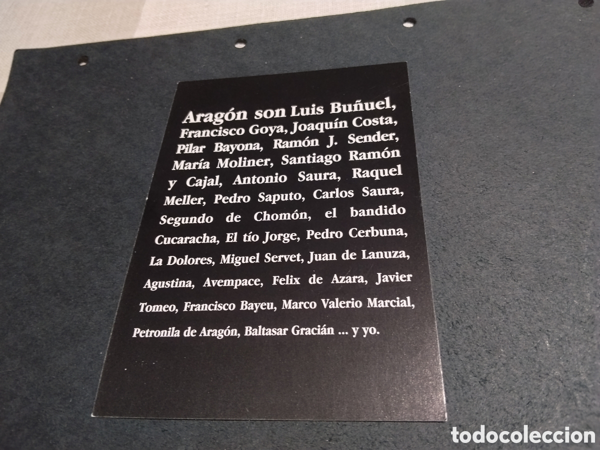 Postales: Postal Arag&oacute;n son Luis Bu&ntilde;uel, Francisco Goya, Joaqu&iacute;n Costa etc etc etc