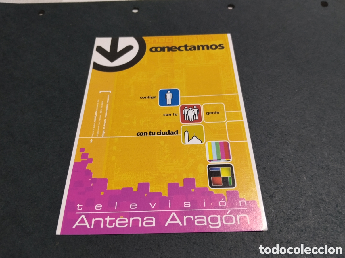 Postales: Postal televisi&oacute;n antena Arag&oacute;n