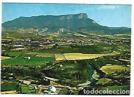 Postales: VISTA GENERAL, AL FONDO LA PE&Ntilde;A OROEL.- JACA / HUESCA