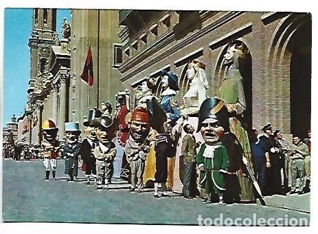Postales: COMPARSAS DE GIGANTES Y CABEZUDOS.- ZARAGOZA