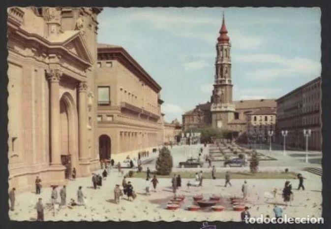 Cartes Postales: Zaragoza. *Plaza...* Ed. G. Garrabella - SRC n&ordm; 708. Circulada.