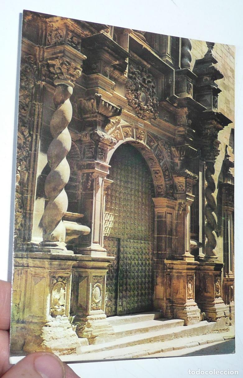 Postales: Postal Calaceite Teruel. Fachada Iglesia Parroquial. 1977. Sin circular.