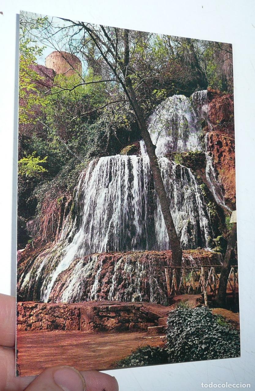 Postales: Postal Monasterio de Piedra Zaragoza N&ordm; 36 Cascada Trinidad. Sin circular.