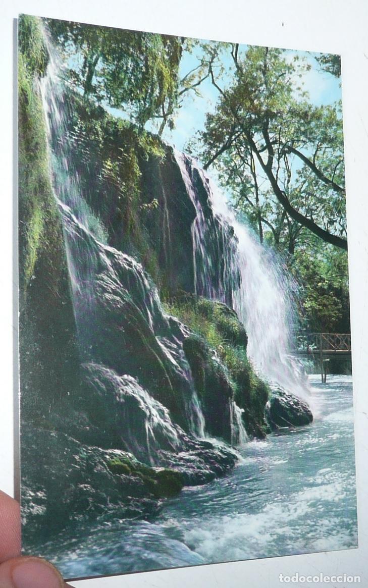 Postales: Postal Monasterio de Piedra Zaragoza N&ordm; 18 Cascada de el Iris. Sin circular.