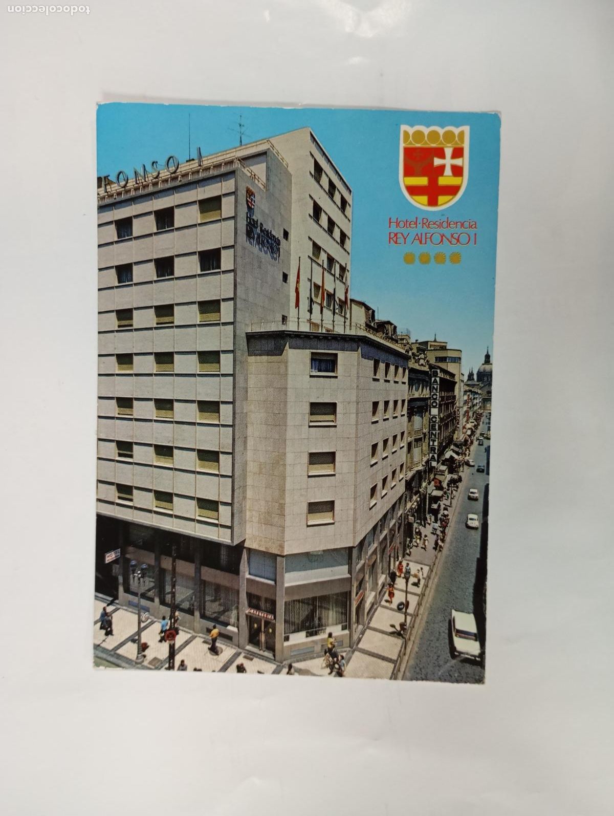 Postales: POSTAL DE ZARAGOZA. HOTEL REY ALFONSO. TDKP30Q