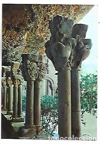 Postales: SAN JUAN DE LA PE&Ntilde;A. DETALLE DEL CLAUSTRO ROMANICO SIGLO XI.- JACA / HUESCA