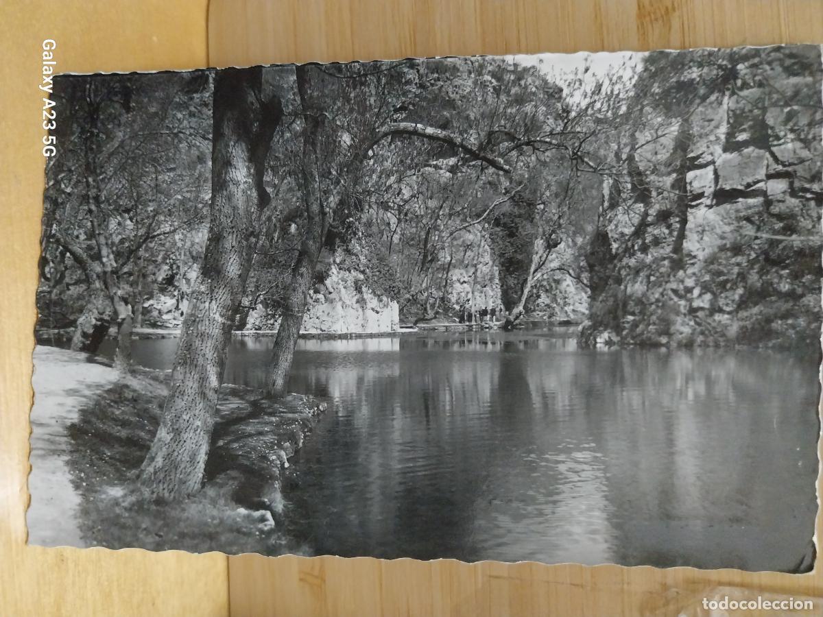 Postales: LAGO DEL ESPEJO MONASTERIO PIEDRA ED GARRABELLA 19 CIRCULADA A&Ntilde;O 1958