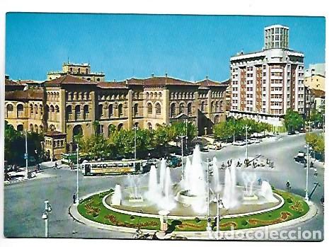 Postales: PLAZA DE PARAISO Y FACULTAD DE MEDICINA.- ZARAGOZA