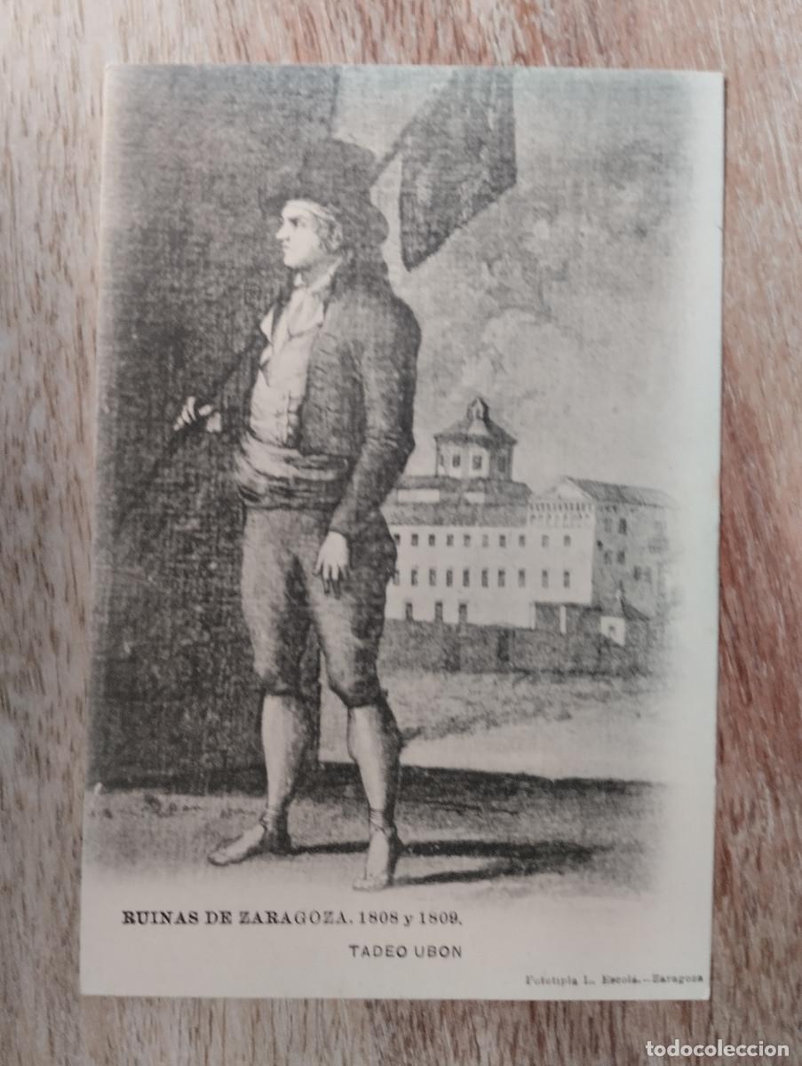 Postales: RUINAS DE ZARAGOZA TADEO UBON, L. ESCOLA