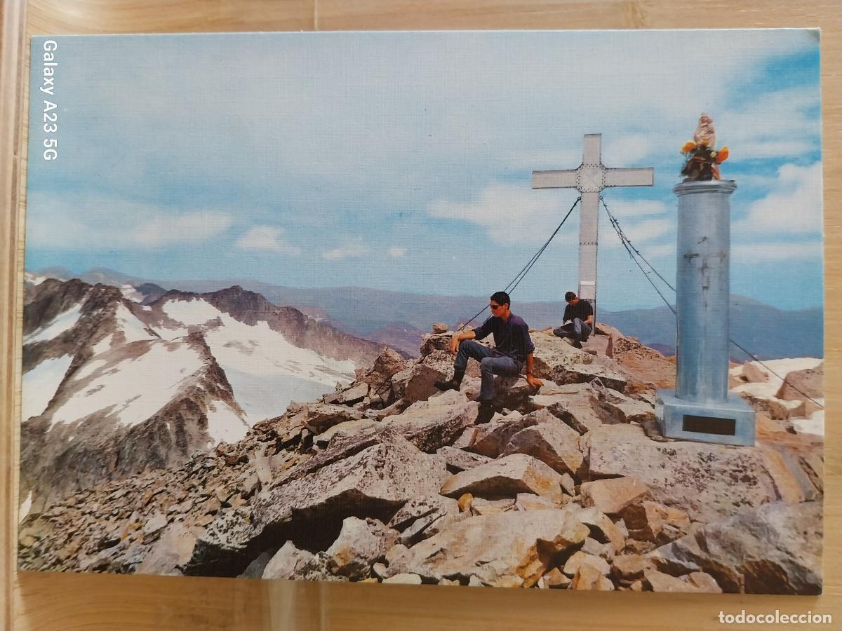 Postales: BENASQUE CIMA ANETO GLACIAR CRESTAS DE LAS MADALETAS ED SICILIA 13 SC ORIGINAL ANIMADA ALPINISMO