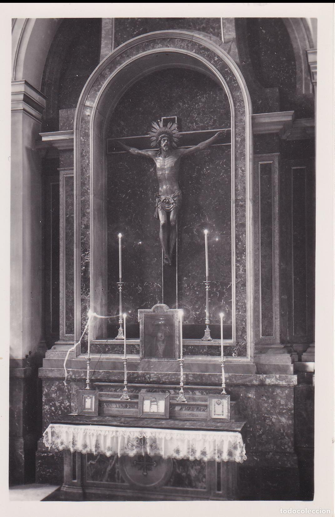 Postales: ZARAGOZA, BAS&Iacute;LICA DEL PILAR. ALTAR DEL SANTO CRISTO DE LA AGONIA - GARCIA GARRABELLA N&ordm;85 - S/C