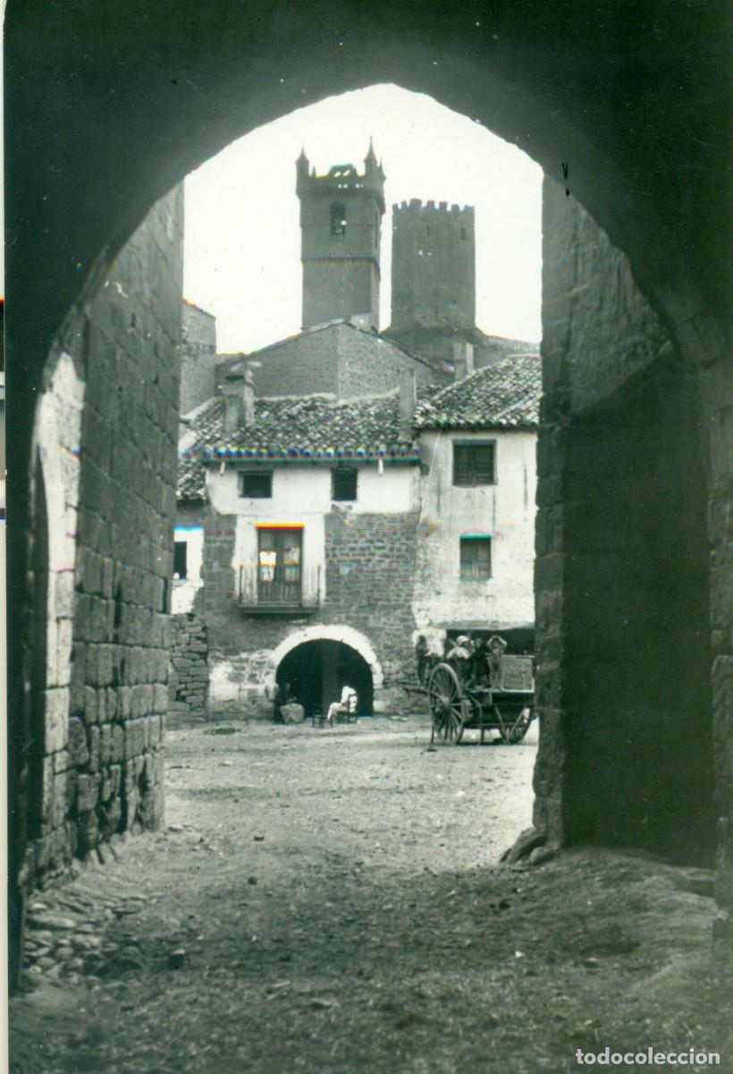 Postales: ZARAGOZA.UNCASTILLO. PLAZA DEL MERCADO, HACIA 1960