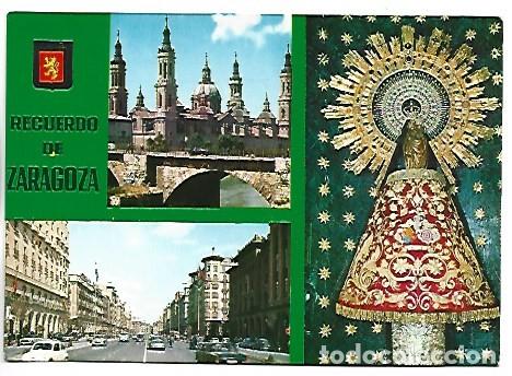 Postales: BASILICA DEL PILAR Y PUENTE DE PIEDRA.- ZARAGOZA