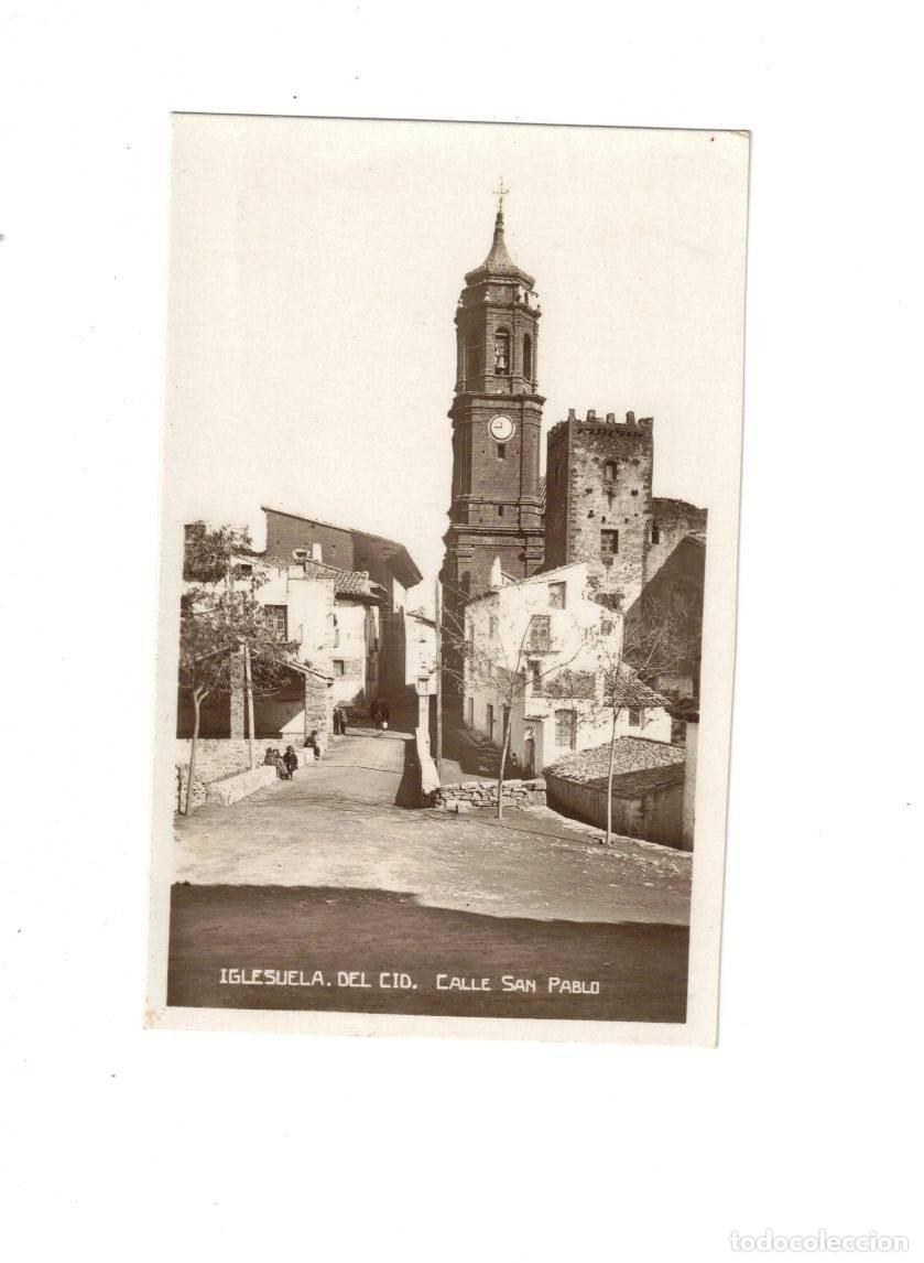 Postales: IGLESUEL DEL CID. CALLE SAN PABLO