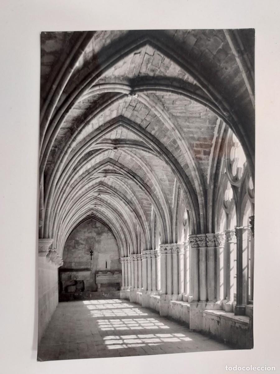 Postales: POSTAL ZARAGOZA SANTA MARIA DE VERUELA ALA NORTE DEL CLAUSTRO. S/C. ANTIGUA