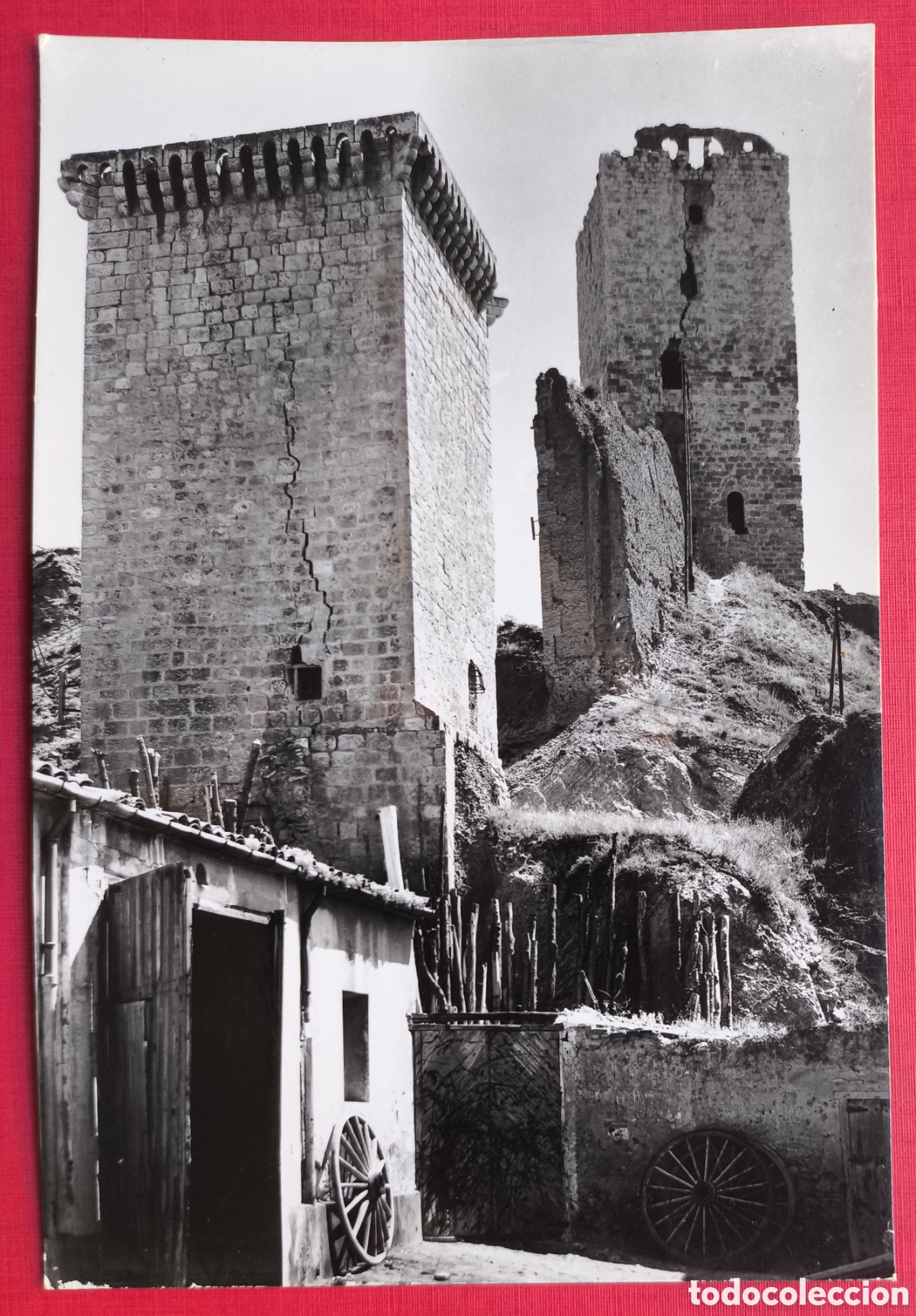 Postales: DAROCA TORREONES POSTAL FOTOGR&Aacute;FICA ZARAGOZA ARAGON C. 1955