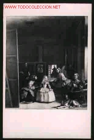 Postales: VELAZQUEZ: LAS MENINAS. MUSEO DEL PRADO