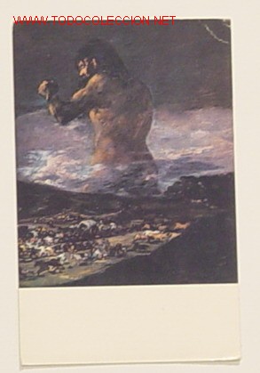 Postales: MUSEO DEL PRADO-GOYA-1746-1828-EL COLOSO O EL PANICO-2785.No circulada.