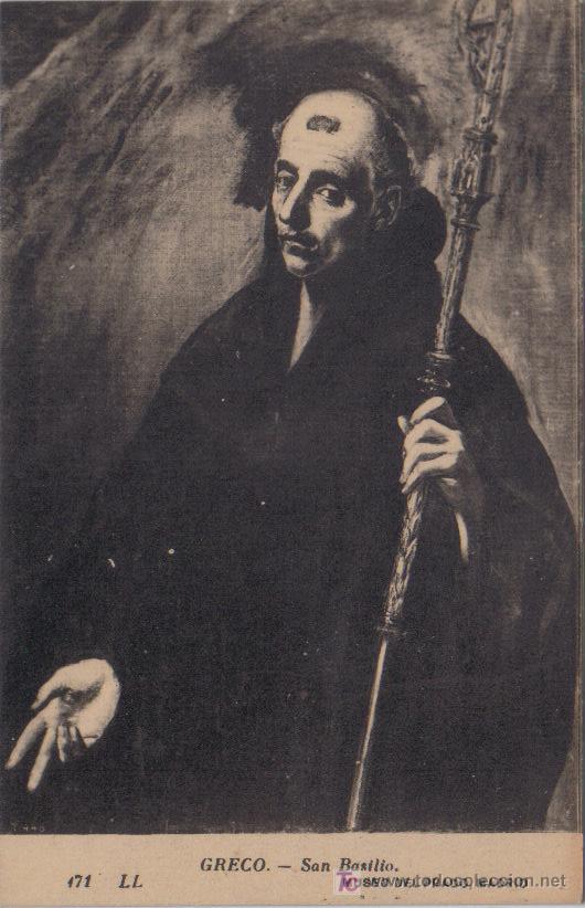 Postales: SAN BASILIO DEL GRECO. MUSEO DEL PRADO 471 LL. LEVY ET NEURDEIN REUNIS.-