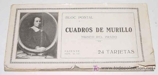 Postales: ANTIGUO CUADERNILLO DE 24 TARJETAS DE CUADROS DE MURILLO - MUSEO DEL PRADO -  NO CIRCULADAS - ED. FO