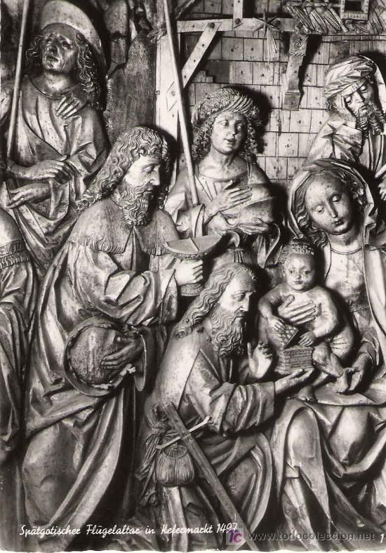 Postales: Postal bajorrelieve alem&aacute;n de 1497