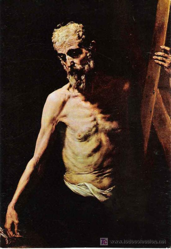 Postales: Postal San Andr&eacute;s,  de Ribera &ndash; Museo del Prado