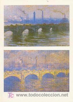 Postales: 7-1115. Waterloo Bridge Temps. Couvert 1900. Monet - Foto 1