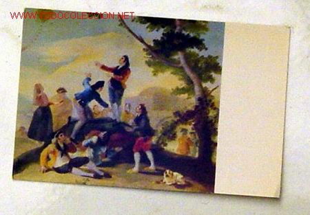 Postales: MUSEO DEL PRADO.LA COMETA.GOYA.No circulada,a&ntilde;o 1963.