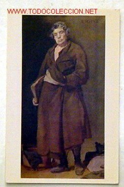 Postales: MUSEO DEL PRADO-ESOPO.VELAZQUEZ.No circulada,a&ntilde;o 1958.