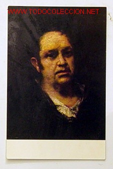 Postales: MUSEO DEL PRADO-AUTORRETRATO.GOYA.No circulada,a&ntilde;o 1959.