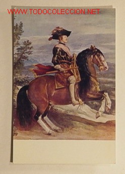 Postales: POSTAL-MUSEO DEL PRADO.FELIPE IV-VELAZQUEZ.No circulada.