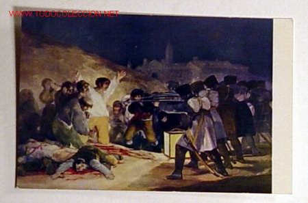 Postales: POSTAL-MUSEO DEL PRADO.LOS FUSILAMIENTOS DEL 3 DE MAYO EN MADRID.GOYA.No circulada.