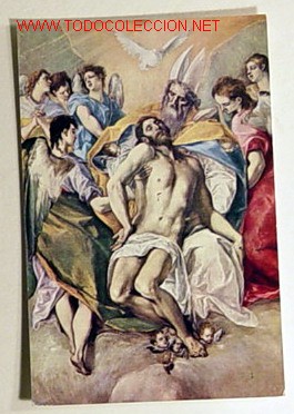 Postales: POSTAL-MUSEO DEL PRADO.LA TRINIDAD-GRECO.No circulada.