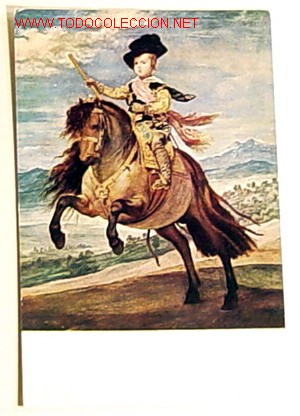 Postales: POSTAL-MUSEO DEL PRADO.EL PRNCIPE BALTASAR CARLOS.VELAZQUEZ.No circulada.