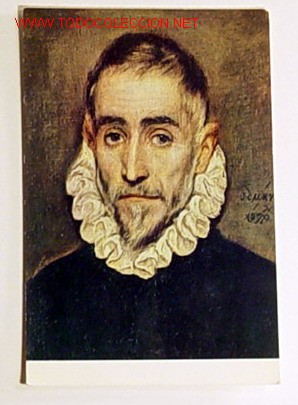 Postales: POSTAL-MUSEO DEL PRADO.CABALLERO DESCONOCIDO.GRECO.No circulada.