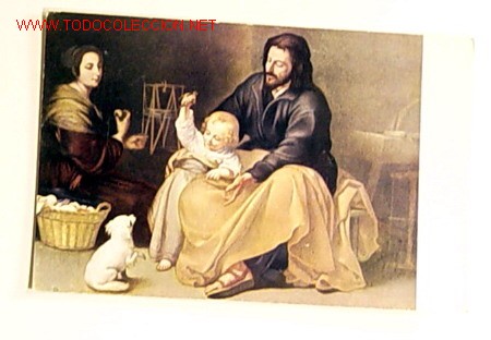 Postales: POSTAL-MUSEO DEL PRADO.LA SAGRADA FAMILIA DEL PAJARITO.MURILLO.No circulada.