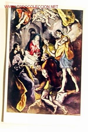 Postales: POSTAL-MUSEO DEL PRADO.ADORACION DE LOS PASTORES.GRECO.No circulada.