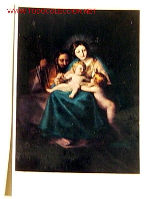 Postales: POSTAL-MUSEO DEL PRADO.LA SAGRADA FAMILIA.GOYA.No circulada.
