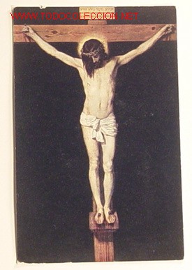 Postales: POSTA-MUSEO DEL PRADO.CRISTO CRUCIFICADO.VELAZQUEZ.No circulada.