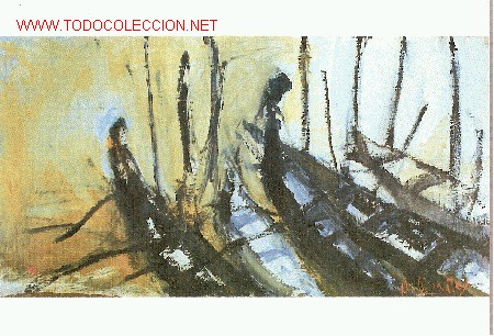Postales: Barcas estudio XI, de Ricardo Rodr&iacute;guez. - Foto 1