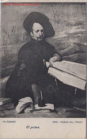 Postales: VELAZQUEZ -EL PRIMO - MUSEO DEL PRADO.-