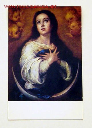 Postales: MUSEO DEL PRADO murillo EDICIONES DE ARTE OFFO'ANTONIO ARIAS. 11 &laquo;MADRID&laquo;IMPRESO EN ESPA&Ntilde;A&raquo;