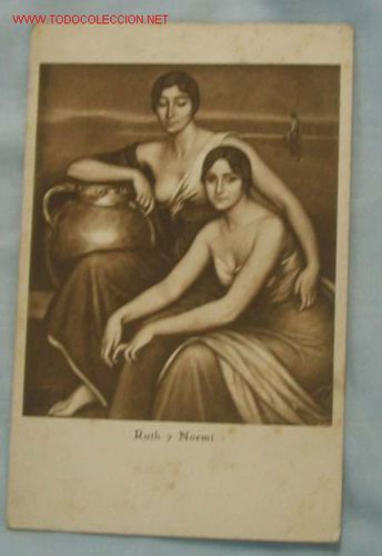 Postales: TARJETA POSTAL ROMERO DE TORRES. Ruth y Noem&iacute; - Foto 1