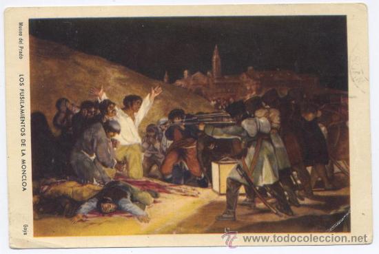 postal goya *los fusilamientos de la moncloa* - Comprar ...