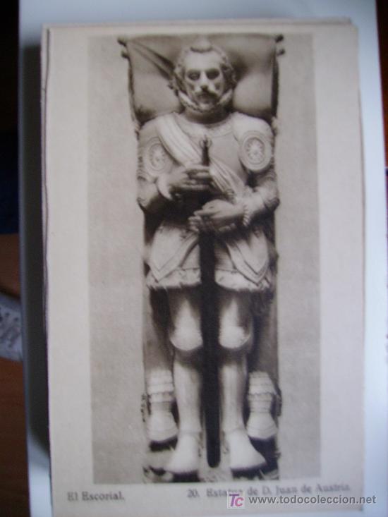 estatua de d.juan de austria, el escorial - Comprar Postales antiguas