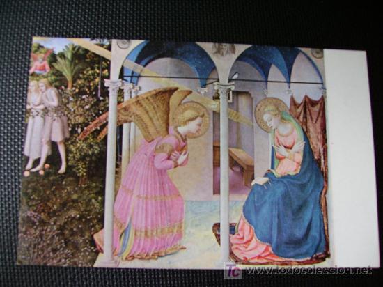 Postales: la anunciacion de fray angelico. museo del prado